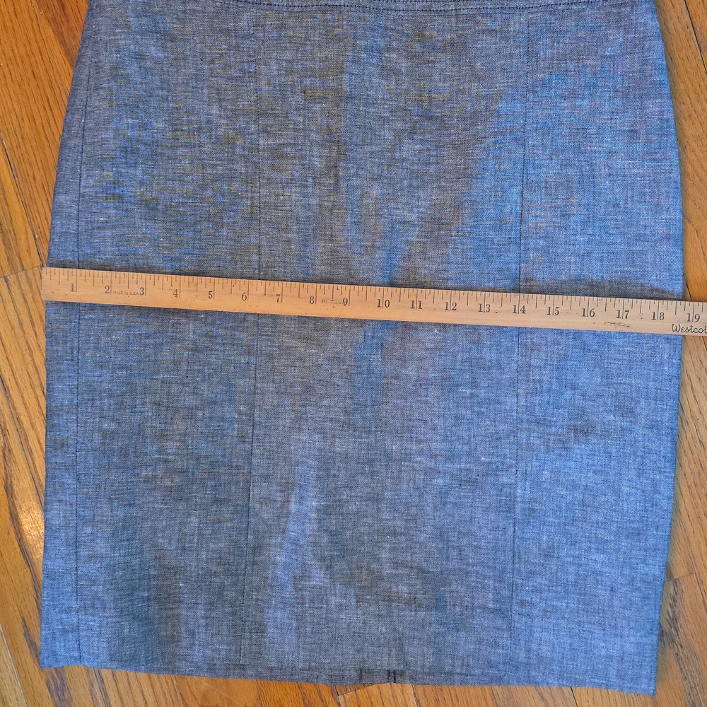 Banana Republic Size 8 Linen A-Line Skirt - BEAUTIFUL! - Picture 4 of 13